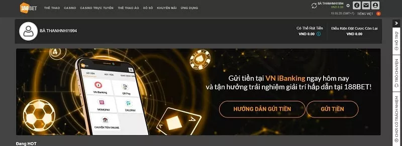 Nạp tiền 188bet chưa bao giờ đơn giản đến vậy 12 chọn mục nạp tiền 188bet