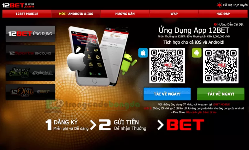 Hướng dẫn cách tải ứng dụng 12bet - Phiên bản 12bet di động 29 Tải ứng dụng 12bet với dòng máy sử dụng hệ điều hành IOS