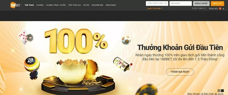 Web cá độ uy tín 188Bet - Hướng dẫn chơi cá cược bóng đá 188Bet chuẩn 12 giao diện nhà cái 188bet