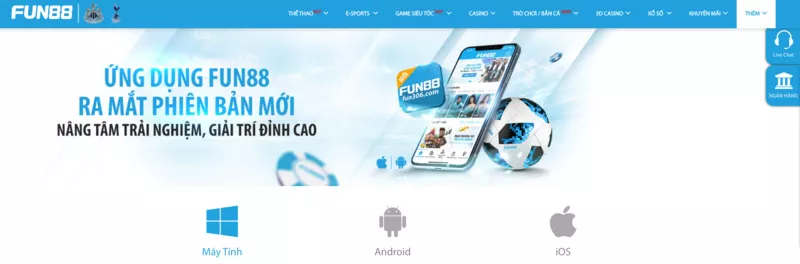 Fun88 Access Link - Football Betting Guide 9 Giao diện Fun88 dễ nhìn