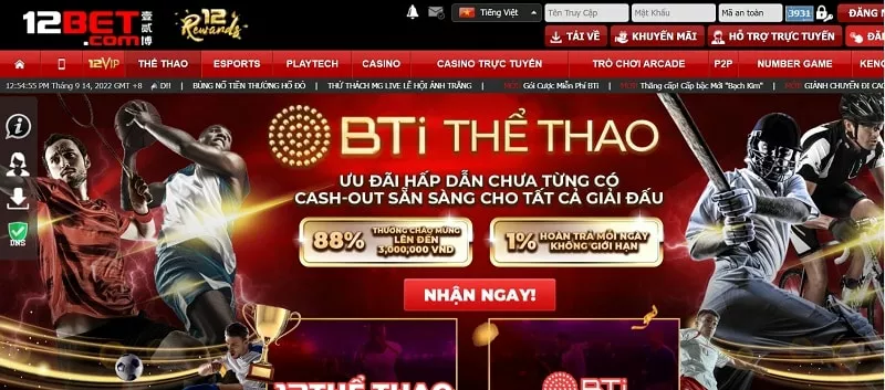 Nhà cái cá độ 12Bet - Cách cá cược bóng đá 12Bet 10 giao diện nhà cái 12bet