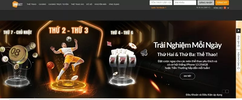 Web cá độ uy tín 188Bet - Hướng dẫn chơi cá cược bóng đá 188Bet chuẩn 11 giới thiệu nhà cái 188bet