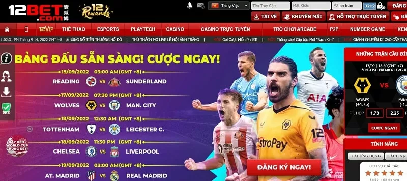 Nhà cái cá độ 12Bet - Cách cá cược bóng đá 12Bet 8 nha cai 12bet.jpg