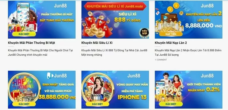 Trang cá cược Jun88 - Cách chơi cá độ bóng đá Jun88 chi tiết 11 khuyến mãi jun88 hấp dẫn