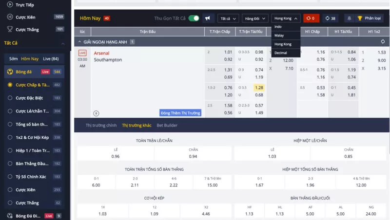 M88 Betting Site Review - Online Football Betting Guide 16 Tiến hành đặt cược bóng đá M88