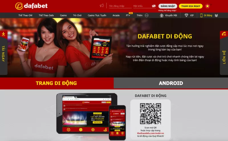 Trang cá độ Dafabet - Hướng dẫn chơi cá cược bóng đá Dafabet chuẩn 27 Giao diện và ứng dụng Dafabet