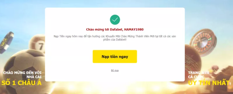 Hướng dẫn đăng ký Dafabet mới nhất chưa đến 5 phút 9 Hoàn tất thông tin đăng ký tài khoản Dafabet