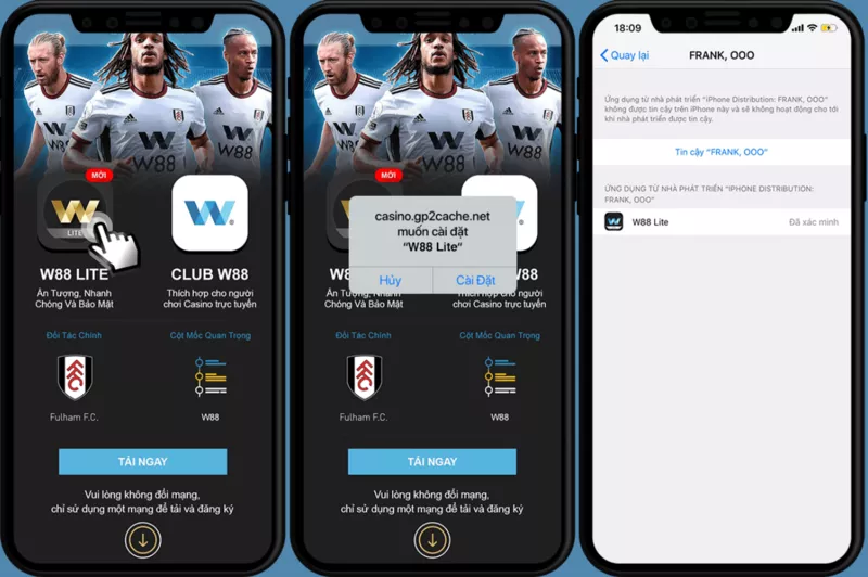 Ứng dụng W88 - Hướng dẫn tải W88 mobile đơn giản về điên thoại 8 Tải W88 Ios