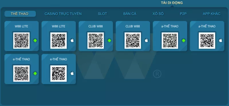 Ứng dụng W88 - Hướng dẫn tải W88 mobile đơn giản về điên thoại 7 Ứng dụng W88 di động