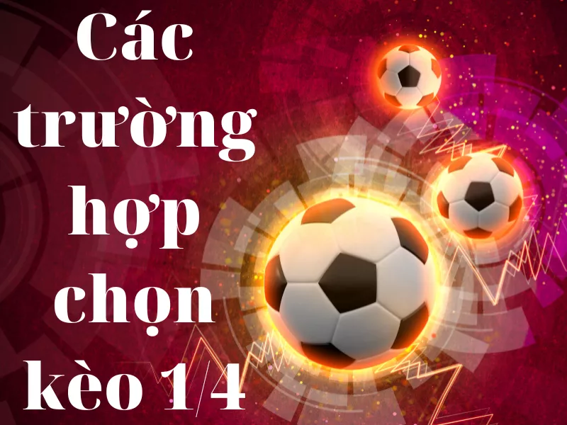 Kèo chấp 1/4 là gì? Hướng dẫn cách chọn kèo 1/4 hiệu quả 7 Các trường hợp chọn kèo 1/4
