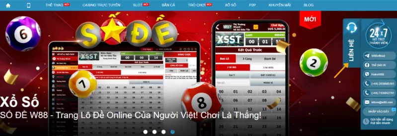 Hướng dẫn cách chat trực tuyến W88 đơn giản và an toàn nhất 11 Chọn Liên hệ W88