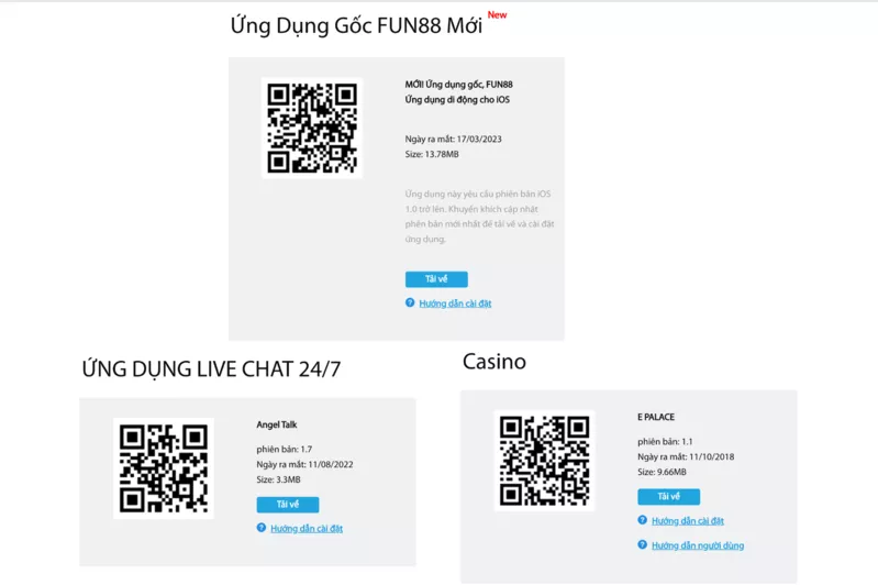 Ứng dụng Fun88 - Cách tải Fun88 mobile trải nghiệm trò chơi thú vị 7 Ứng dụng Fun88 dành cho di động