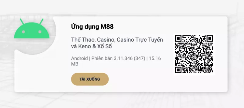 Ứng dụng M88 - Hướng dẫn cách tải M88 nhanh chóng về máy 10 Mã QR tải ứng dungJ m88 cho Android