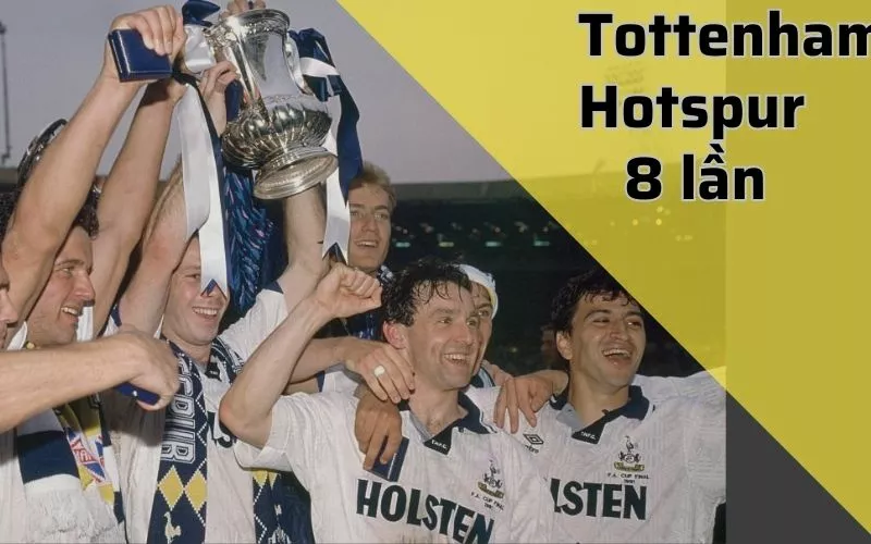Khám phá top 10 đội bóng vô địch Cúp FA nhiều nhất 17 Tottenham Hotspur vô địch cúp Fa
