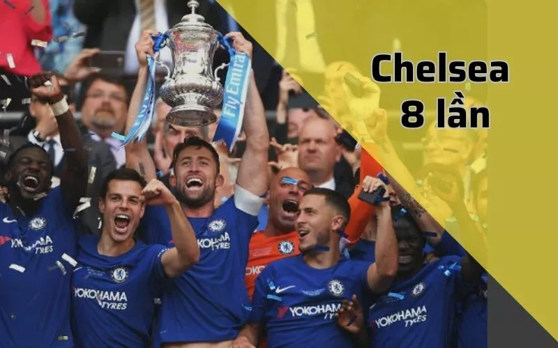 Khám phá top 10 đội bóng vô địch Cúp FA nhiều nhất 16 Chelsea vô địch cúp FA