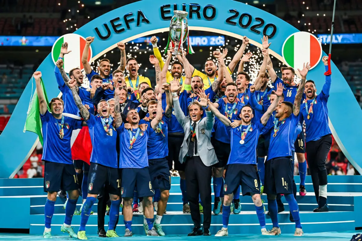 Nhìn lại lịch sử vô địch Euro qua các năm 17 2020 : Ý 1 - 1 Anh