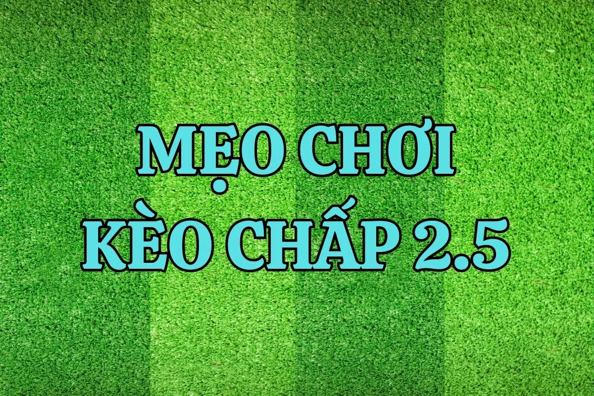 Kèo chấp 2.5 là gì? Bí kíp chơi kèo chấp 2 1/2 hiệu quả 5 Mẹo chơi kèo chấp 2.5