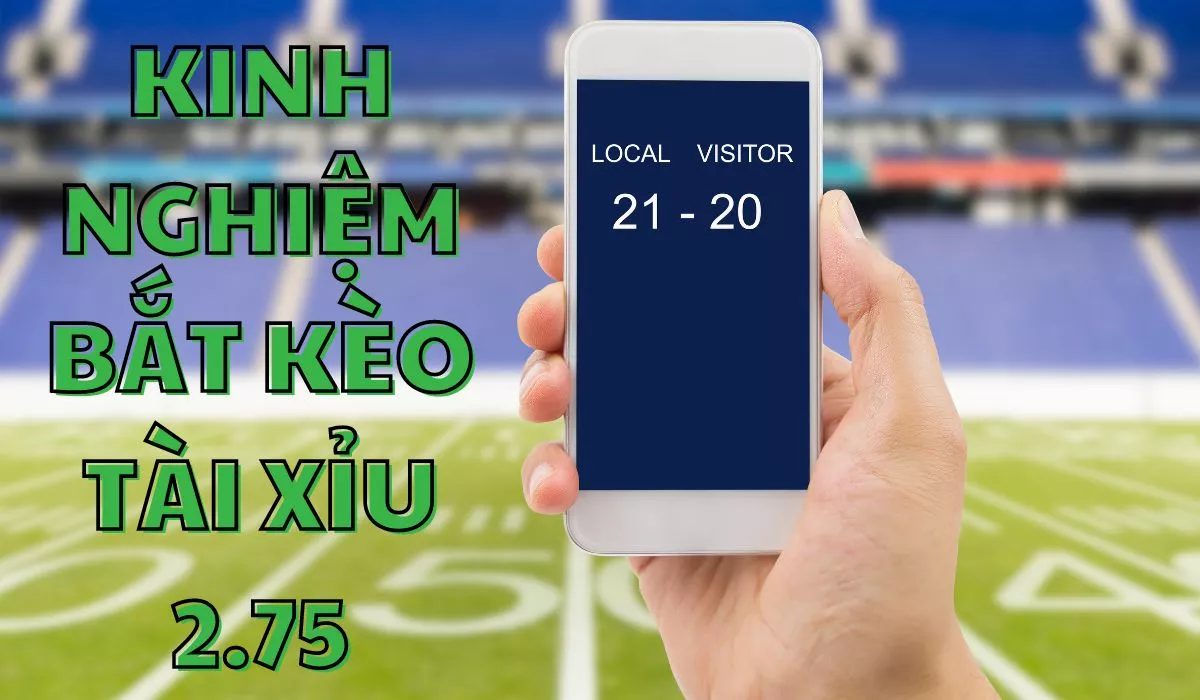 Kèo tài xỉu 2 3/4 là gì? Cách đọc kèo tài xỉu 2.75 chuẩn chỉnh 5 Kinh nghiệm cược kèo tài xỉu 2 trái rưỡi 3 trái