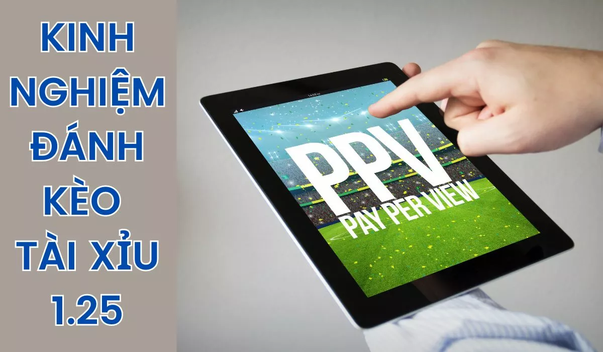 Kèo tài xỉu 1.25 trái là gì? Bí kíp chơi kèo tài xỉu 1 1/4 chuẩn 5 Kinh nghiệm bắt kèo tài xỉu 1.25
