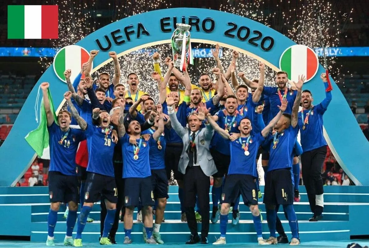 Top 4 đội tuyển vô địch Euro nhiều nhất trong lịch sử 8 Đội tuyển vô địch Euro Ý