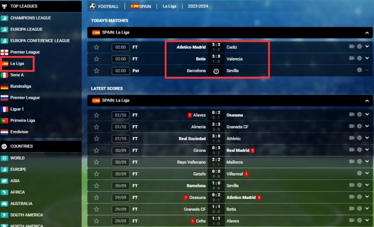 Soi kèo La Liga - Bí quyết soi kèo bóng đá Tây Ban Nha chuẩn nhất 4 Tham khảo soi kèo La Liga