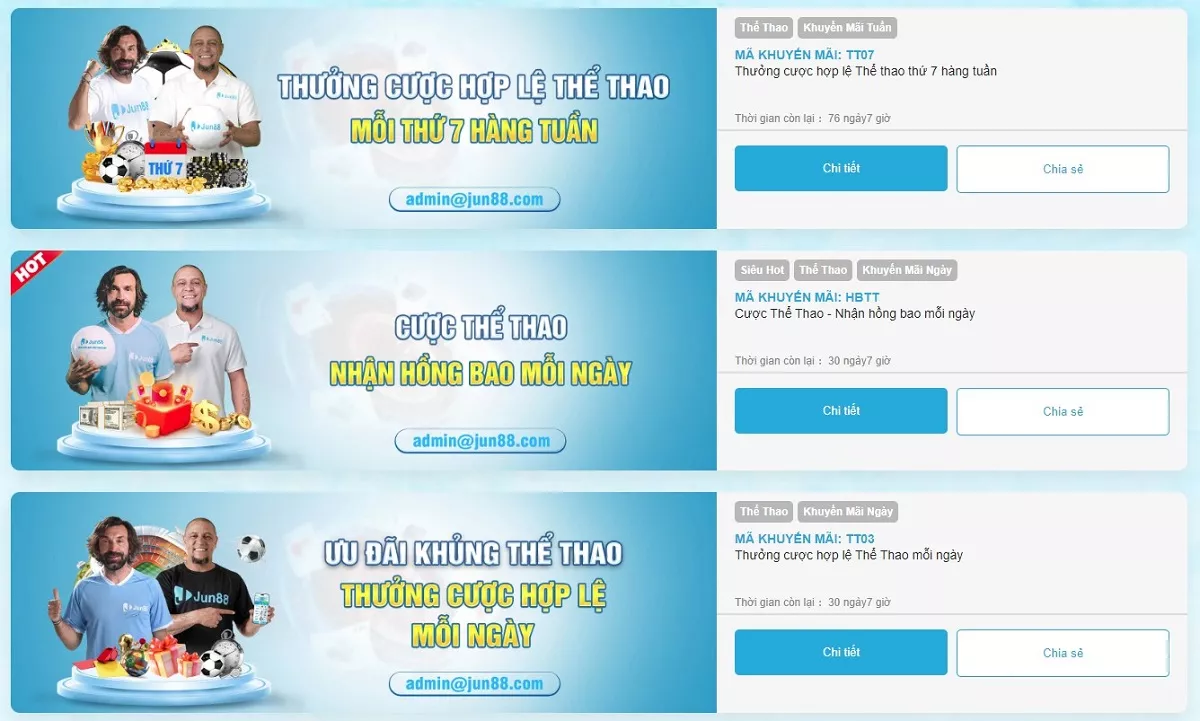 Đăng ký Jun88 - Hướng dẫn tạo tài khoản nhận thưởng vô vàn 9 Ưu đãi hấp dẫn cho cược thủ khi cược tại các sự kiện thể thao tại Jun88