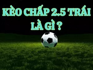 kèo chấp 2.5 trái là gì? cách đọc kèo chấp 2.5 trái chuẩn
